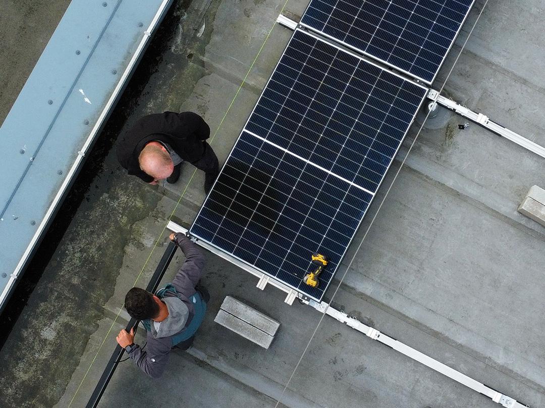 routine check up solar panels